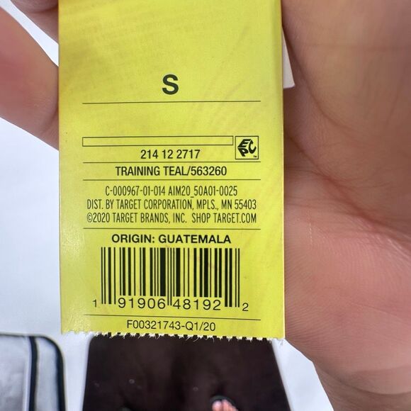 All in Motion NWT Women's LS Ribbed Twist-Front T-Shirt Teal Blue Size S Active - Picture 3 of 11